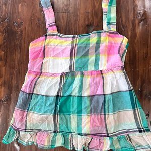 LOFT Linen Sleeveless Top (Size 00P)